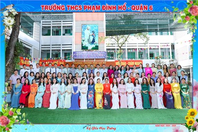 Cơ cấu tổ chức trường THCS Phạm Đình Hổ năm học 2024 - 2025