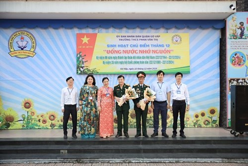 Trường THCS Phan Văn Trị tổ chức chuỗi Hoạt động Chào mừng kỉ niệm 80 năm Ngày thành lập Quân đội Nhân dân Việt Nam (22/12/1944-22/12/2024)