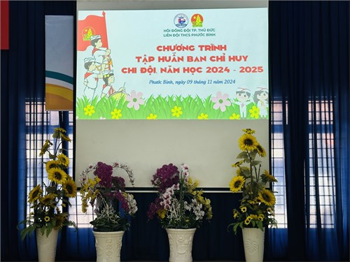 Công tác xây dựng Đội: Tập huấn Ban Chỉ huy Chi đội, năm học 2024 - 2025