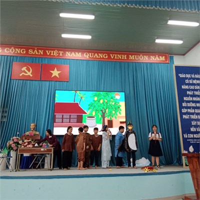 Hội thi  Kể chuyện theo sách cấp trường  năm 2024
