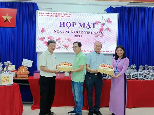Trường THCS Phú Thọ Tổ Chức Họp Mặt Ngày Nhà Giáo Việt Nam 20/11/2024