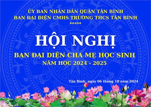 Hội nghị Ban đại diện Cha mẹ học sinh năm học 2024-2025