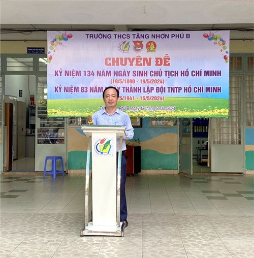 Một số hình ảnh về Chuyên đề kỷ niệm 134 năm Ngày sinh Chủ tịch Hồ Chí Minh (19/5/1890 - 19/5/2024) và kỷ niệm 83 năm Ngày thành lập Đội TNTP Hồ Chí Minh (15/5/1941 - 15/5/2024)