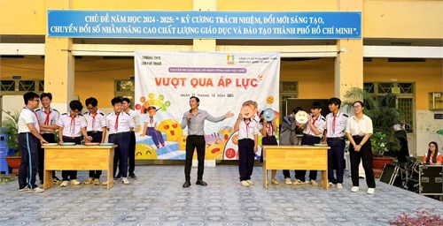 Hoạt động chuyên đề Giáo dục Kỹ năng sống cho học sinh - chủ đề:  Vượt qua áp lực 