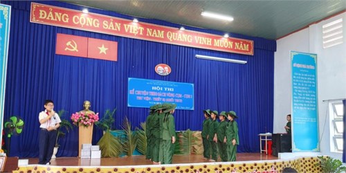 Tham gia Hội thi kể chuyện theo sách cấp cụm năm học 2023 - 2024