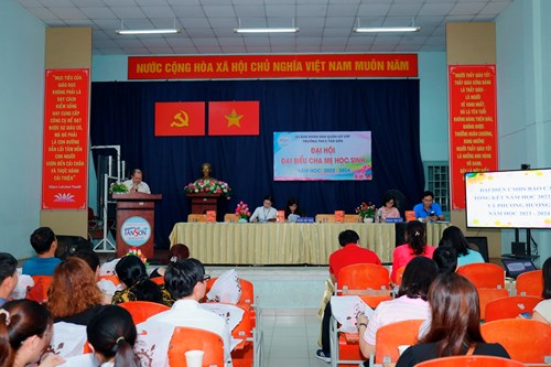 Đại hội đại biểu cha mẹ học sinh năm học 2023-2024