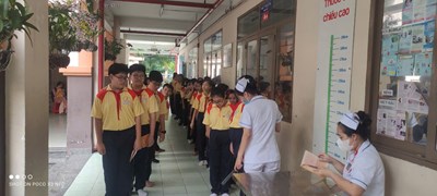 Trường THCS Tân Tạo tổ chức khám sức khỏe năm học 2024-2025