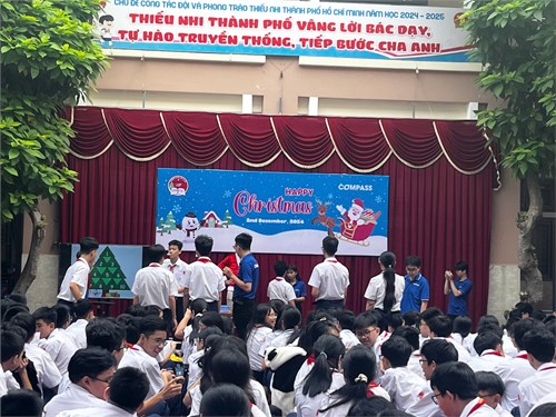 Trường thcs Tân Thới Hòa phối hợp với trung tâm COMPASS thực hiện chuyên đề   HAPPY CHRISTMAS  