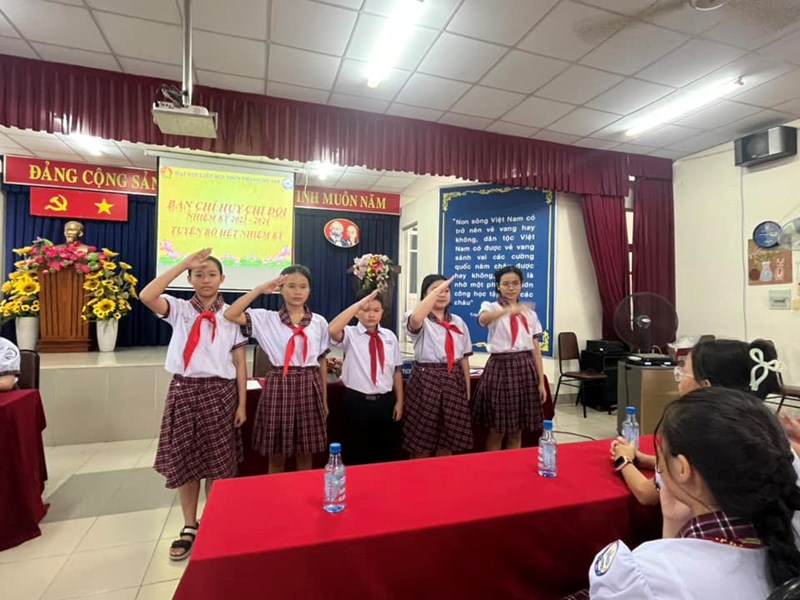 Đại hội liên đội trường trung học cơ sở thạnh mỹ lợi nhiệm kỳ 2024-2025 🌻🌻🌻