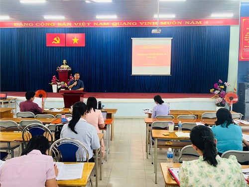 Sinh hoạt Chi bộ tháng 10 năm 2024