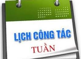 Lịch công tác tuần từ 06-05-2024 đến 12-05-2024