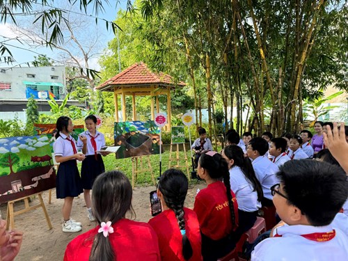 Nhóm Ngữ văn 6 trường THCS Tôn Thất Tùng thực hiện Chuyên đề  Mở Rộng Không Gian Lớp Học Qua Hoạt Động Tham Quan Di Tích Lịch Sử 