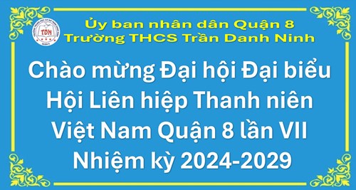 Tuyên truyền:  Chào mừng Đại hội Đại biểu Hội Liên hiệp Thanh niên Việt Nam Quận 8 lần VII Nhiệm kỳ 2024-2029 