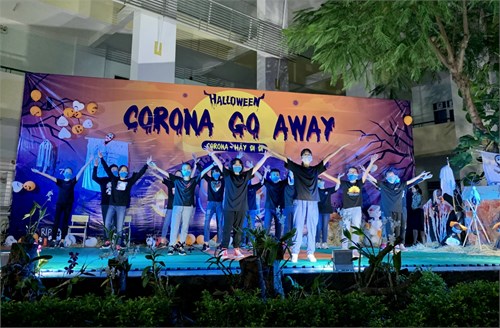 Hoạt động trải nghiệm sáng tạo, tích hợp liên môn -  Corona - Go away  năm học 2020 - 2021