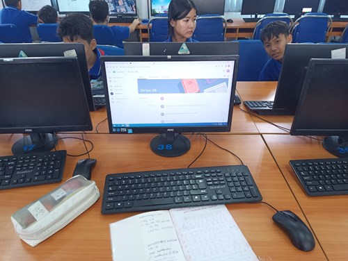 Tiết dạy trường học số Google