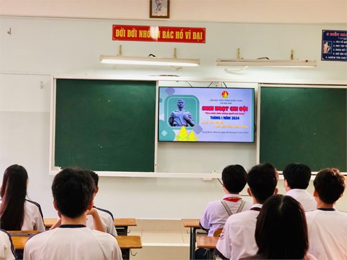  sinh hoạt chi đội tháng 01 - trần văn ơn 
