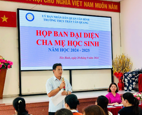 Họp Ban đại diện Cha Mẹ học sinh đầu năm học 2024-2025