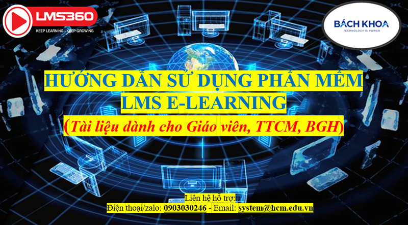 Hướng dẫn giảng dạy trên LMS 360