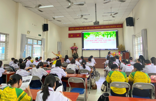 Cuộc thi  Văn hay Chữ tốt  lần thứ 25 - Cấp trường