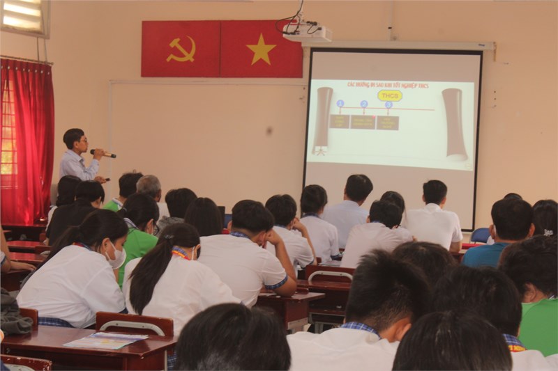 Hoạt động tư vấn hướng nghiệp, hướng học cho PHHS và học sinh lớp 9