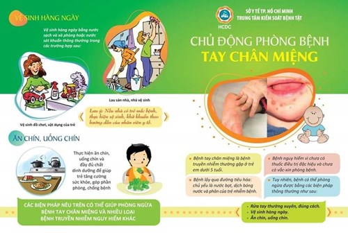 Thông tin tuyên truyền phòng ngừa bệnh tay chân miệng