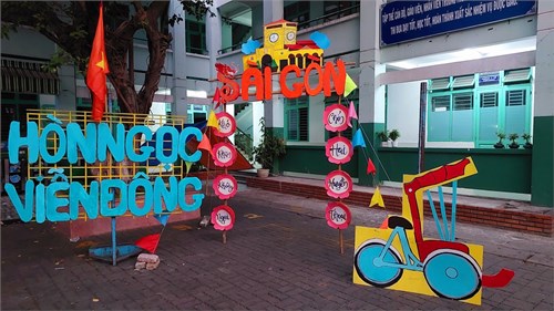 Hình ảnh thiết kế cổng trại của các tiểu trại các lớp 9
