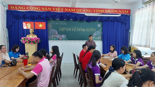 Sinh hoạt chi bộ tháng 3/2024
