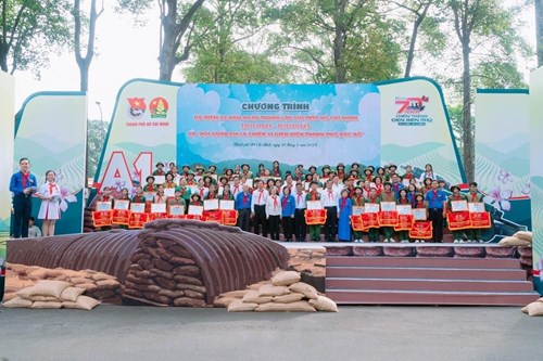 Một số hình ảnh Liên đội: Chiến dịch  Em là chiến sĩ Điện Biên thành phố Bác: tiếp lửa Điện Biên, thiếu nhi sẵn sàng