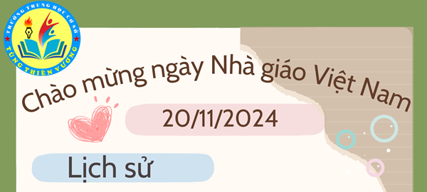 Lịch sử ngày 20/11_Bài viết em Trần Lương Ngọc Giàu Lớp 9/01