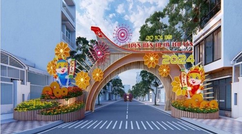 Chợ hoa xuân  Trên bến dưới thuyền 