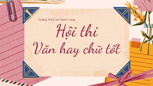 Khen thưởng học sinh đạt giải Văn hay chữ tốt cấp trường