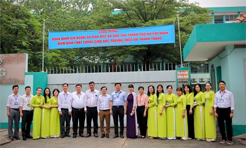 Đón đoàn khảo sát sơ bộ công tác Kiểm định chất lượng