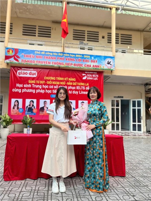 Phương pháp học tiếng Anh tư duy Linearthinking “khuấy động” không khí học tập của học sinh trường THCS Võ Trường Toản