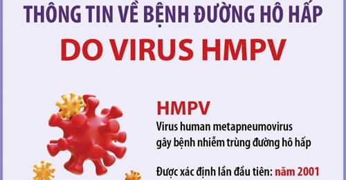 Thông tin tuyên truyền về bệnh đường hô hấp do virus HMPV