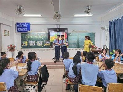 Sáng thứ 7, ngày 18 tháng 01 năm 2025, Trường THCS An Nhơn - tổ chức thao giảng môn Hoạt động trải nghiệm Hướng nghiệp 8 (Chủ đề 6: Tham gia hoạt động phát triển cộng đồng) năm học 2024-2025.