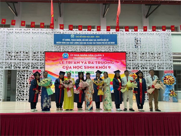 Lễ tri ân – ra trường: trường thcs bàn cờ và hành trình trưởng thành của học sinh lớp 9 🎓✨