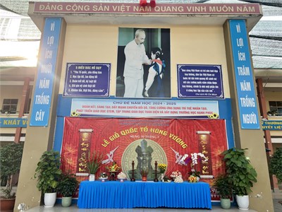 Trường THCS Bình Thọ tổ chức Lễ Giỗ quốc tổ Hùng Vương