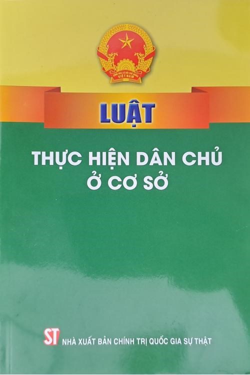 Luật số 10/2022/QH15 về thực hiện dân chủ ở cơ sở