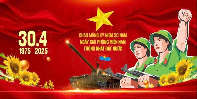 [Tuyên truyền] Kỷ niệm 50 năm ngày giải phóng miền Nam, thống nhất đất nước (30/4/1975 - 30/4/2025)