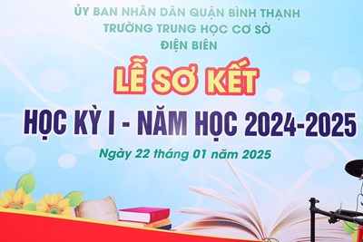 Lễ sơ kết HKI, năm học 2024-2025.