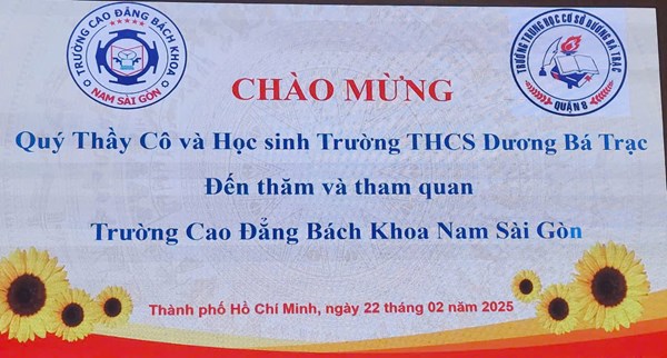 Hoạt động tham quan trải nghiệm trường CĐ Bách Khoa Nam Sài Gòn năm 2025