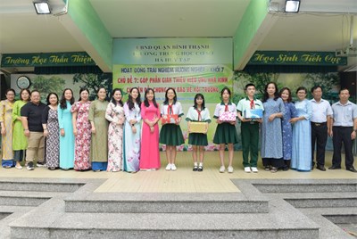 Hoạt động trải nghiệm hướng nghiệp Khối 7-Chuyên đề: Chung tay bảo vệ môi trường.