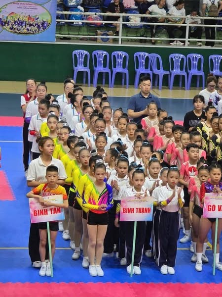 Trường THCS Hà Huy tập tham gia Bộ môn Aerobic tham dự giải Thể Thao Học Sinh TP.HCM năm 2024 - 2025