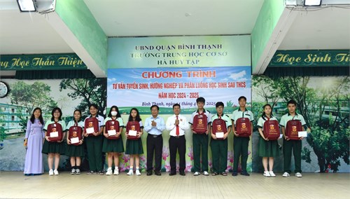 Chương trình tư vấn tuyển sinh , hướng nghiệp và phân luồng học sinh sau thcs năm học 2024-2025