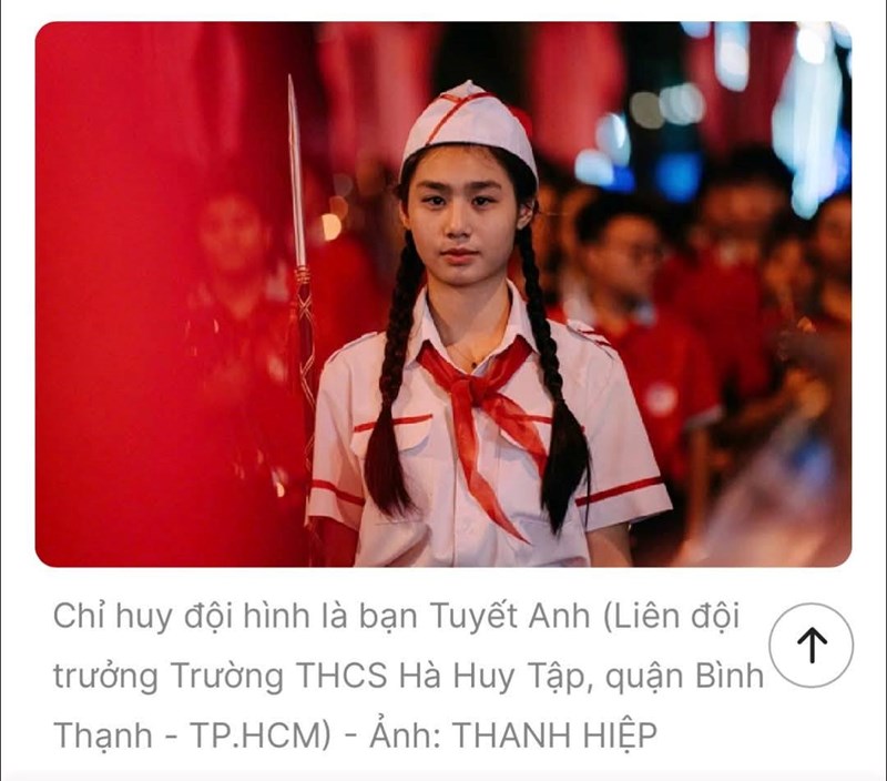 Tự hào học sinh HHT tham gia chương trình Diễu hành của Khối thiếu nhi