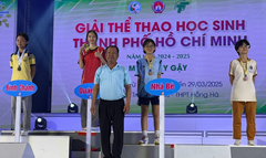 2 giải Ba tại giải Thể thao học sinh Thành phố