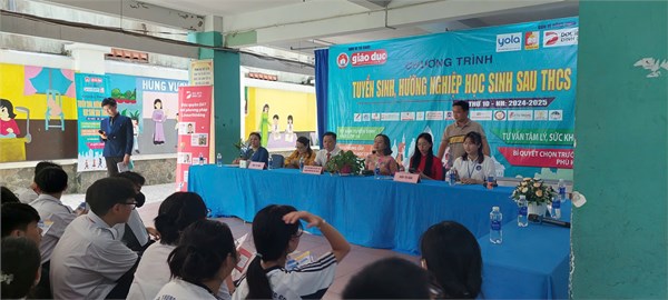 Trường THCVS Hùng Vương tổ chức Ngày hội Tư vấn tuyển sinh - hướng nghiệp năm 2025