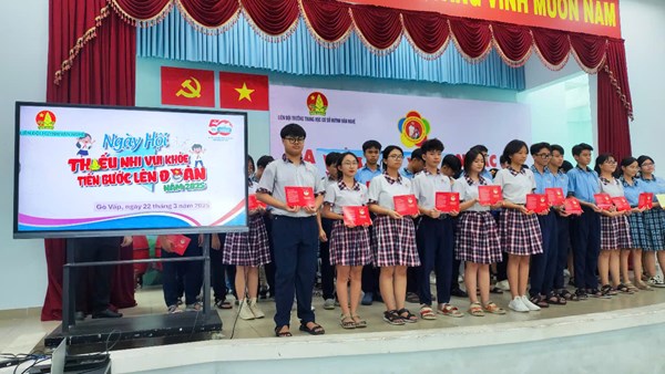 Ngày 22 tháng 03 năm 2025, Liên đội Trường Trung học cơ sở Huỳnh Văn Nghệ tổ chức ngày hội  Thiếu nhi vui khỏe, tiến bước lên Đoàn  năm 2025