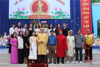 Ngày 04 tháng 04 năm 2025, Trường Trung học cơ sở Huỳnh Văn Nghệ tổ chức  Lễ Giỗ Tổ Hùng Vương 