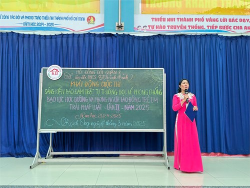 Phát động hội thi Sáng kiến bảo đảm trật tự, phòng chống bạo lực học đường